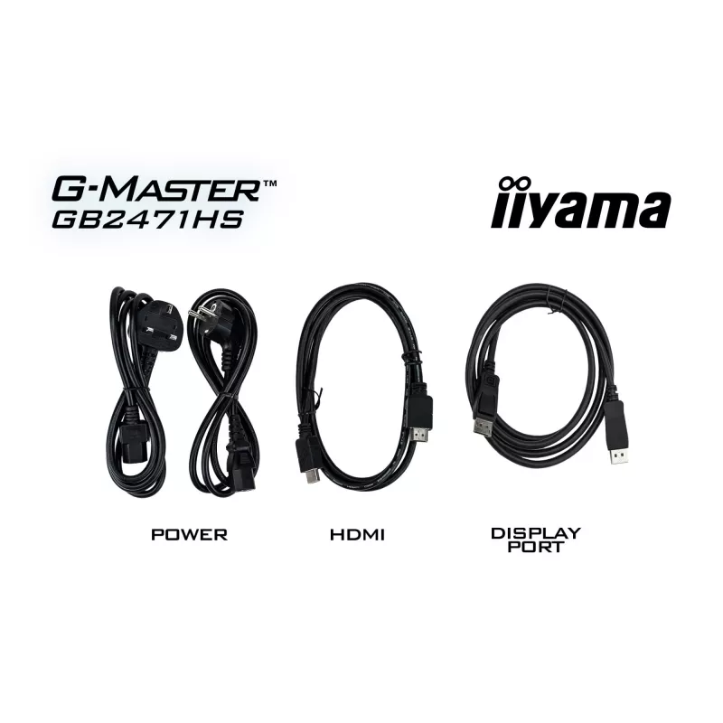 iiyama G-MASTER GB2471HS-B1 monitor per computer 60,5 cm (23,8 pollici) 1920 x 1080 Pixel Full HD nero