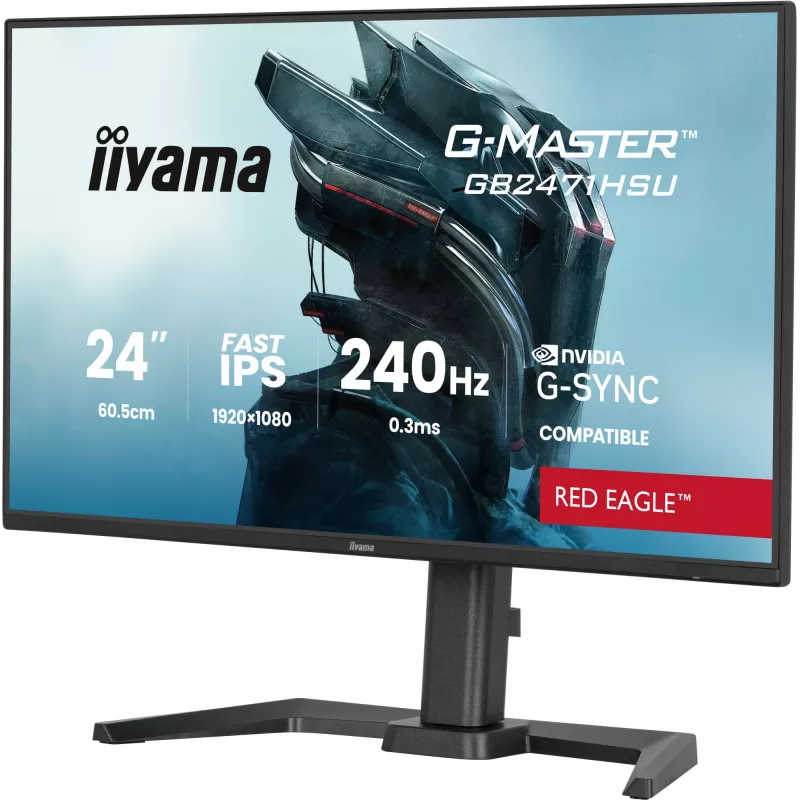 iiyama G-MASTER GB2471HSU-B1 monitor per computer 60,5 cm (23,8 pollici) 1920 x 1080 Pixel Full HD nero