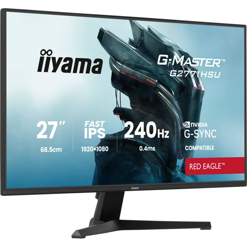 Monitor IIYAMA G2771HSU-B1 27 pollici Fast IPS Full HD 1920x1080 240Hz HDR10 FreeSync compatibile G-SYNC