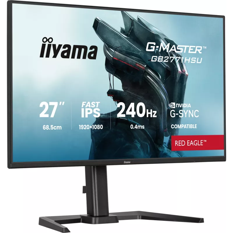 iiyama G-MASTER GB2771HSU-B1 monitor per computer 68,6 cm (27 pollici) 1920 x 1080 Pixel Full HD nero