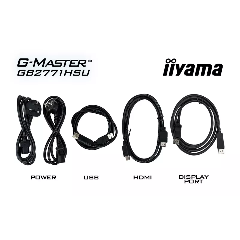 iiyama G-MASTER GB2771HSU-B1 monitor per computer 68,6 cm (27 pollici) 1920 x 1080 Pixel Full HD nero