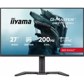 iiyama G-MASTER GB2771QSU-B1 monitor per computer 68,6 cm (27 pollici) 2560 x 1440 Pixel Wide Quad HD nero
