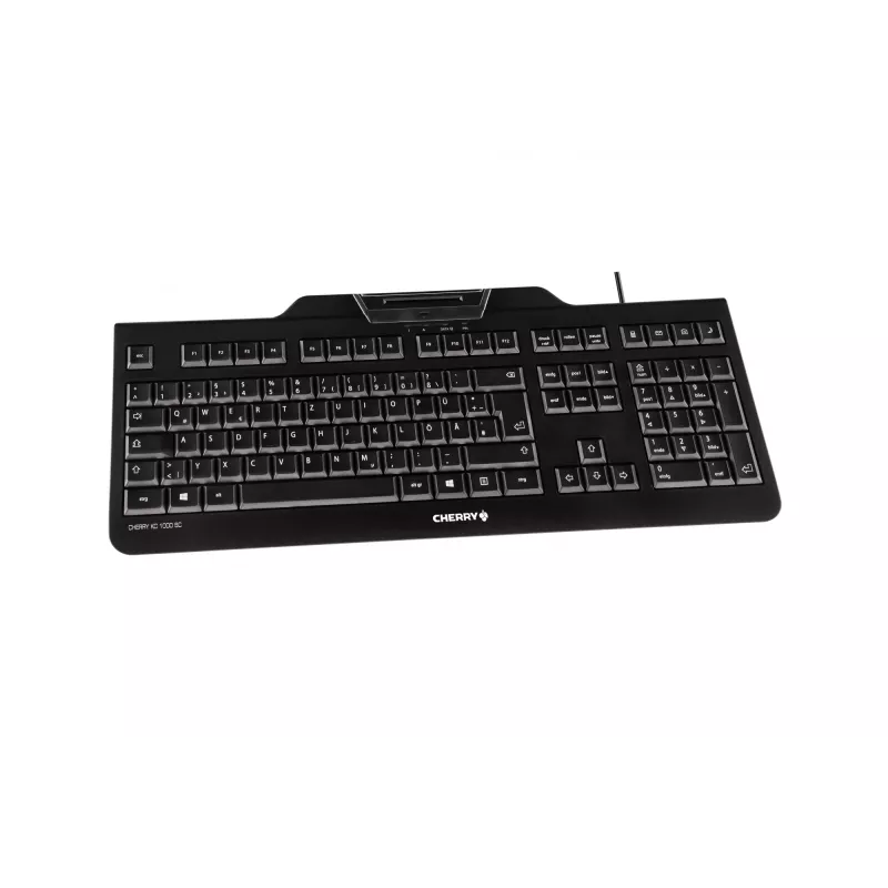 CHERRY KC 1000 SC Tastiera smartcard cablata, nero, USB (QWERTY - UK)
