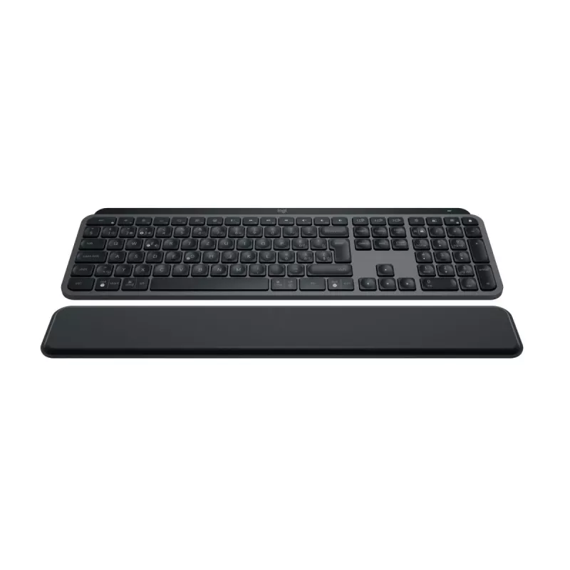 LOGITECH Mx Keys S Tastiera con poggiapolsi grafite layout QWERTZ svizzero