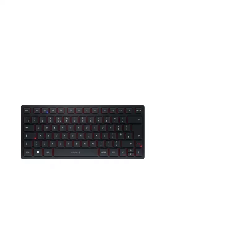 CHERRY KW 9200 MINI Tastiera universale USB + RF Wireless + Bluetooth QWERTY UK inglese nero