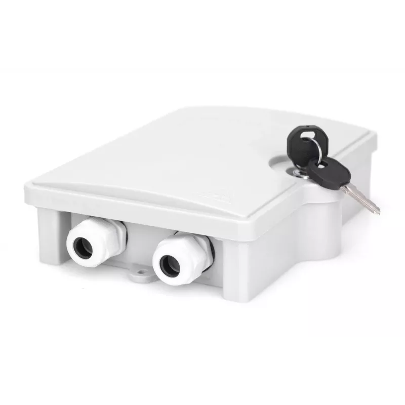 DIGITUS scatola FTTH per esterni, IP65 per 2x adattatore SC/SC o 2x LC/DC