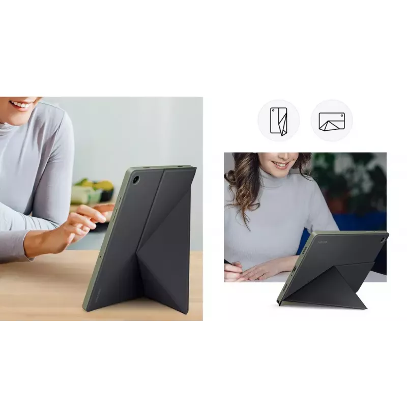 Custodia Folio Samsung EF-BX210TWEGWW per Galaxy Tab A9+ 11 pollici bianco