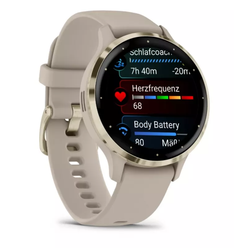 GARMIN INTERNATIONAL Venu 3S - 41 mm - smartwatch con cinturino - francese - grigio