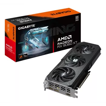 Scheda grafica GIGABYTE Radeon RX 9060 XT GAMING 16G - 16 GB GDDR6, 128 Bit, PCI-E 5.0, 3230 MHz frequenza core, 2 x DisplayPort, 1 x HDMI, GV-R9060XTGAMING-16GD