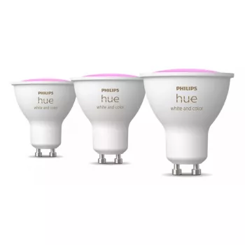 Philips Hue White and Colour Ambience GU10 – Smart-Spotlight – (confezione da 3)