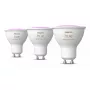 Philips Hue White and Colour Ambience GU10 – Smart-Spotlight – (confezione da 3)