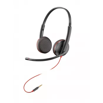 HP Poly Blackwire C3225 Top, con filo, ufficio/call center, 87 g, headset, nero