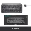 LOGITECH MX Keys Mini Tastiera Retroilluminata - Wireless Bluetooth - Grafite - Azerty Francese