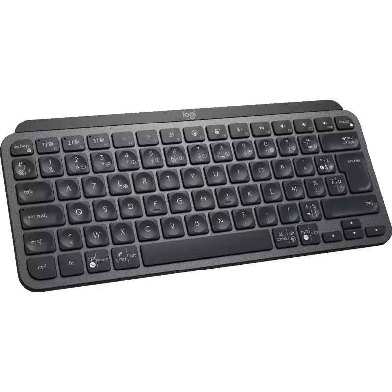 LOGITECH MX Keys Mini Tastiera Retroilluminata - Wireless Bluetooth - Grafite - Azerty Francese