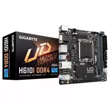 Scheda madre GIGABYTE H610I DDR4, Intel LGA 1700, Mini-ITX