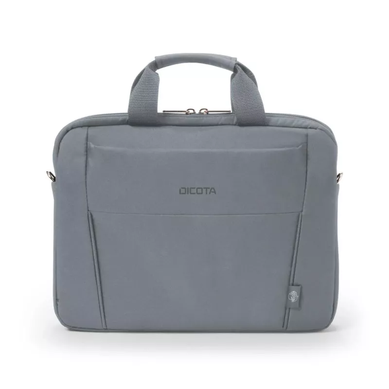 DICOTA Eco schlank Case Base - Borsa per notebook 11-12,5 pollici - Grigio / 300d Rpet Poliestere