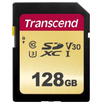 Memoria flash Transcend 128 GB SDXC UHS-I 500S
