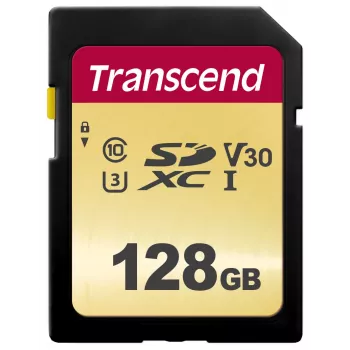 Memoria flash Transcend 128 GB SDXC UHS-I 500S