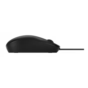 Mouse HP 125 ottico con filo USB nero