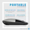 HP Z3700 mouse wireless blu, ambidestro, ottico, RF wireless, 1200 DPI, blu