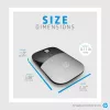 HP Z3700 mouse wireless blu, ambidestro, ottico, RF wireless, 1200 DPI, blu