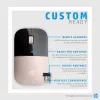 HP Z3700 mouse wireless blu, ambidestro, ottico, RF wireless, 1200 DPI, blu