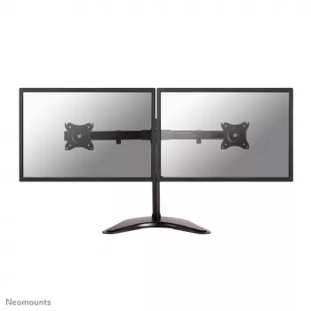 Neomounts NM-D335DBLACK supporto monitor 10-27 pollici, montaggio a morsetto/da tavolo/a passaggio, 8 kg, 25,4 cm (10 pollici), 68,6 cm (27 pollici), 100 x 100 mm, nero