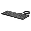 HP 405 tastiera cablata retroilluminata multi-dispositivo, formato completo (100%), cablata, USB, a membrana, nero