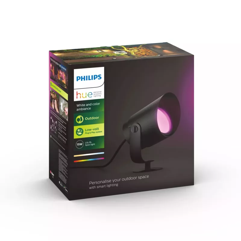 Philips Hue White and Colour Ambience Lily XL faretto da esterno