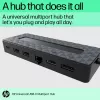 HP Universal USB-C Multiport Hub USB 3.2 Gen 1 Type-C nero