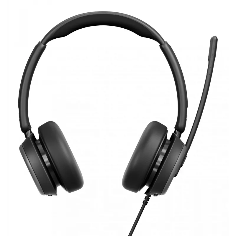 Lenovo 4Z21P85373 cuffie/headset headset cablato con archetto per ufficio/call center USB Type-C / USB Type-A nero