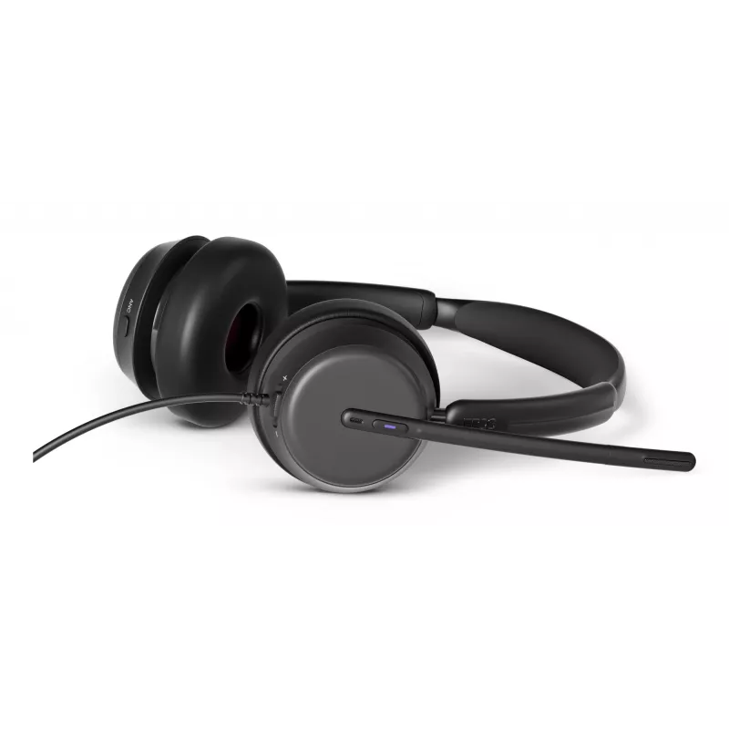 Lenovo 4Z21P85373 cuffie/headset headset cablato con archetto per ufficio/call center USB Type-C / USB Type-A nero