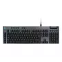 LOGITECH G915 X tastiera da gaming cablata USB-A low-profile tattile nero Azerty Fr