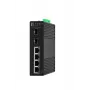 LevelOne Hilbert switch industrial Gigabit PoE Smart Lite 6 porte, 2 x SFP, 4 uscite PoE, 802.3at/af PoE