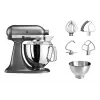 Robot da cucina KITCHENAID Artisan 300 W 4,8 L ciotola in acciaio inox argento