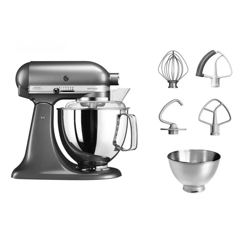 Robot da cucina KITCHENAID Artisan 300 W 4,8 L ciotola in acciaio inox argento