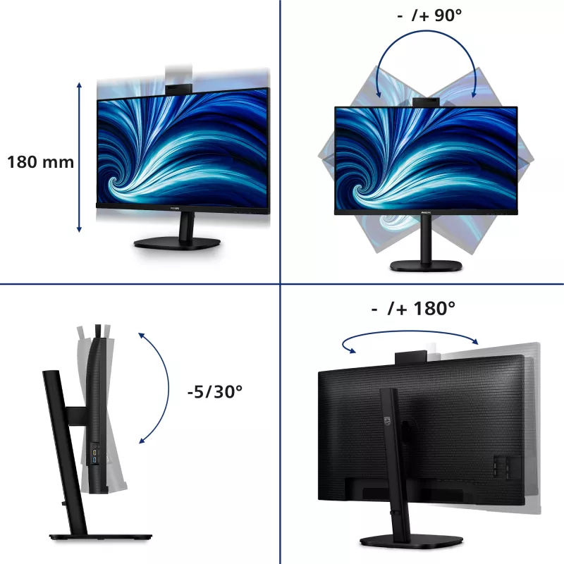 Philips serie 3000 32B2U3601H/00 Monitor per computer 80 cm (31,5