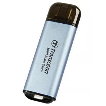 TRANSCEND Esd300c – 1 TB SSD portatile – USB Type-C – flash 3D-NAND – azzurro