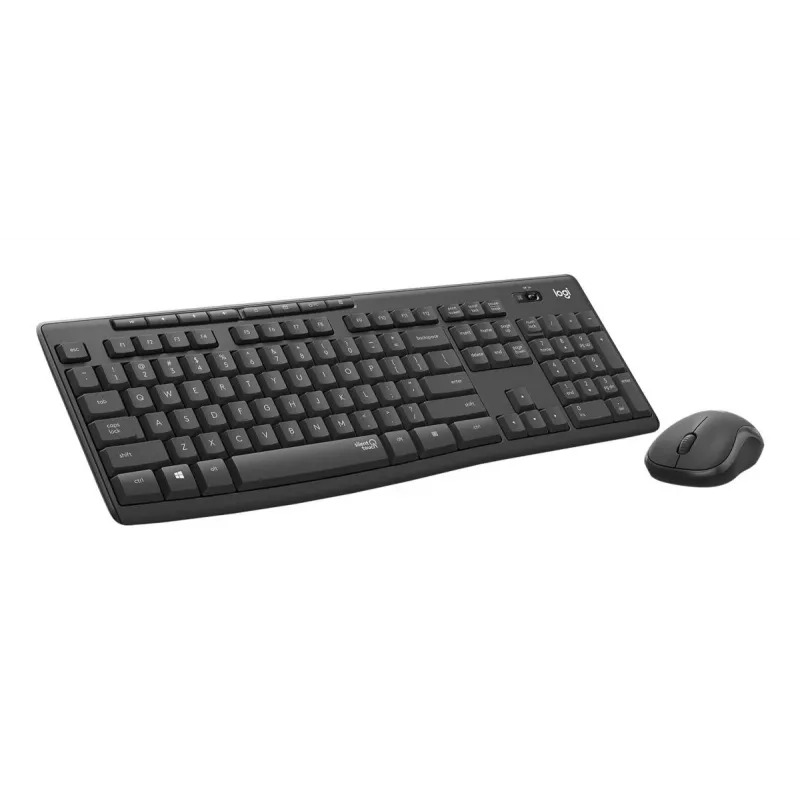 LOGITECH MK295 combinazione tastiera/mouse wireless silenziosa - grafite - Qwertz Swiss/Lux