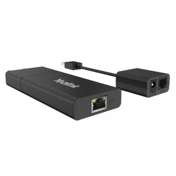 Yealink USB2CAT5E-EXT trasmettitore e ricevitore di rete nero