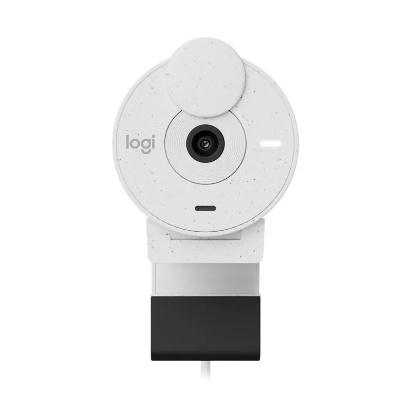 LOGITECH Brio 300 Webcam Full HD - bianco sporco