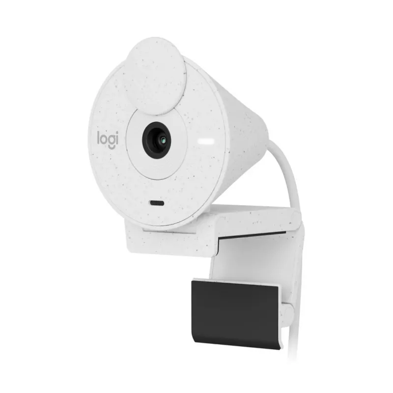 LOGITECH Brio 300 Webcam Full HD - bianco sporco