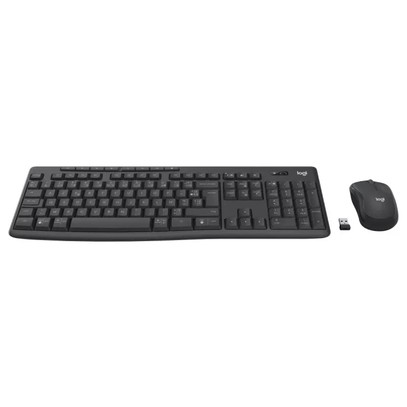 Logitech MK370 Combo for Business – Tastiera e mouse wireless a grandezza naturale