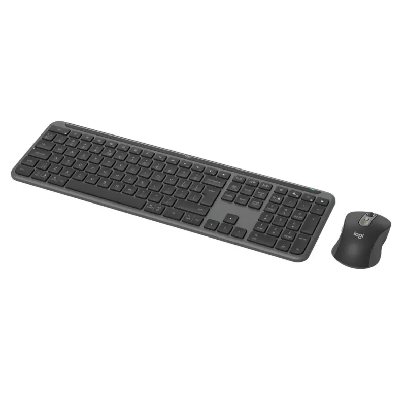 LOGITECH Signature schlank Combo Mk950 - Tastiera/mouse wireless - Graphite - Qwerty US/Int'l