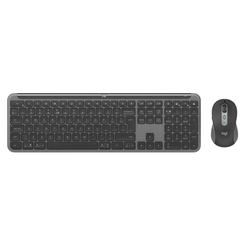 LOGITECH Signature schlank Combo Mk950 - Tastiera/mouse wireless - Graphite - Qwerty US/Int'l