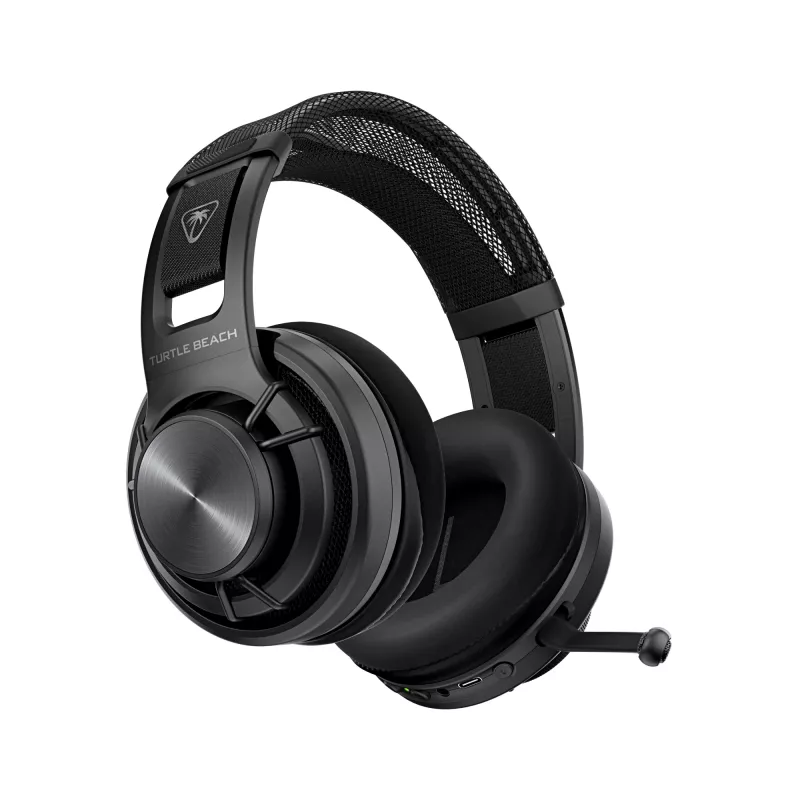 Turtle Beach Atlas Air cuffie da gaming wireless open-back per PC con audio high-fidelity 24 bit, microfono broadcast, padiglione flottante, cuscinetti in memory foam e Bluetooth per PC