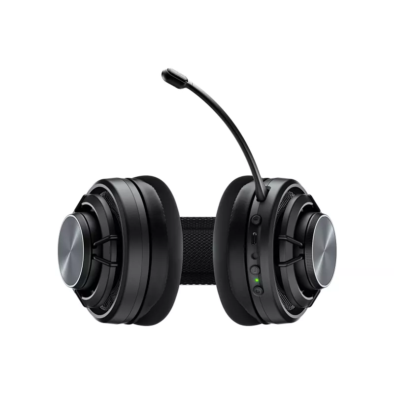 Turtle Beach Atlas Air cuffie da gaming wireless open-back per PC con audio high-fidelity 24 bit, microfono broadcast, padiglione flottante, cuscinetti in memory foam e Bluetooth per PC