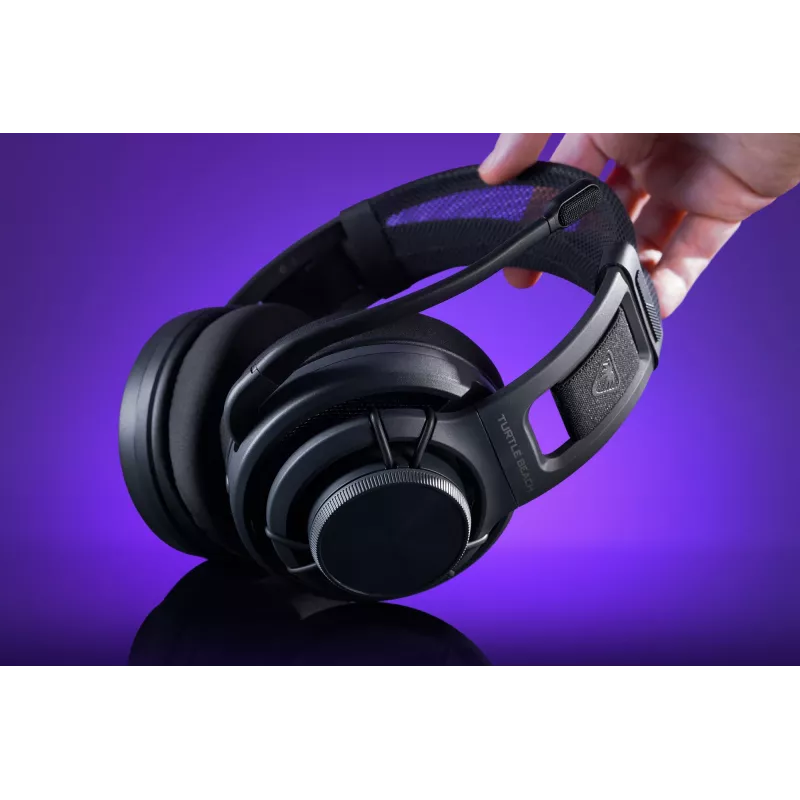 Turtle Beach Atlas Air cuffie da gaming wireless open-back per PC con audio high-fidelity 24 bit, microfono broadcast, padiglione flottante, cuscinetti in memory foam e Bluetooth per PC