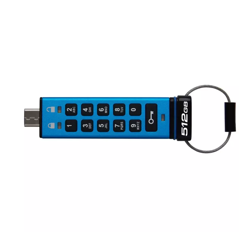 CHIAVETTA 512GB Kingston IronKey Keypad 200C AES-256 USB-C retail