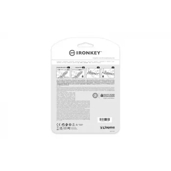 Kingston Technology IronKey 256GB Keypad 200, FIPS 140-3 Level 3, AES-256 con crittografia